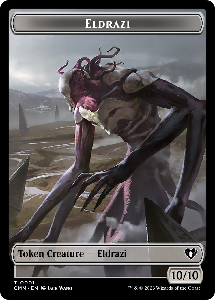 Eldrazi // Myr Double-Sided Token [Commander Masters Tokens] - Destination Retro