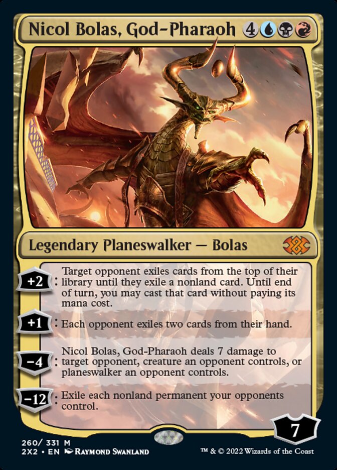 Nicol Bolas, God-Pharaoh [Double Masters 2022] - Destination Retro