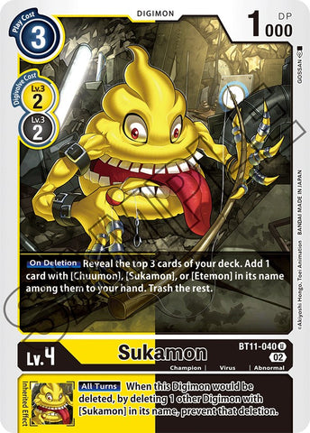 Sukamon [BT11-040] [Dimensional Phase] - Destination Retro