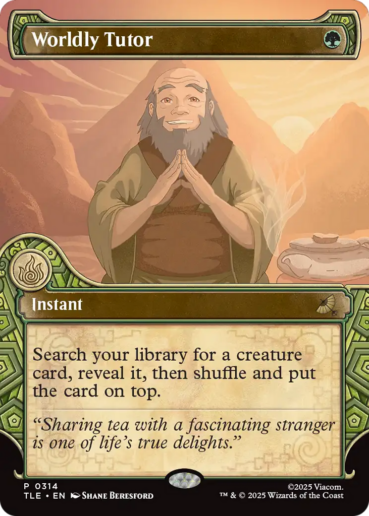 Worldly Tutor (Showcase) [Avatar: The Last Airbender: Eternal-Legal] - Destination Retro