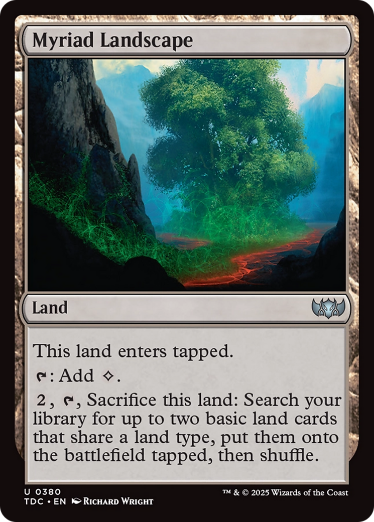 Myriad Landscape [Tarkir: Dragonstorm Commander] - Destination Retro