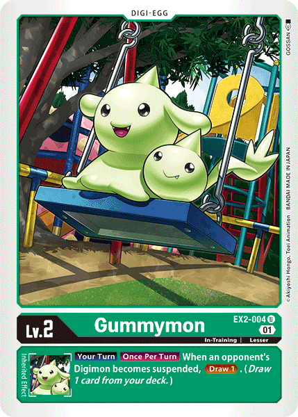 Gummymon [EX2-004] [Digital Hazard] - Destination Retro