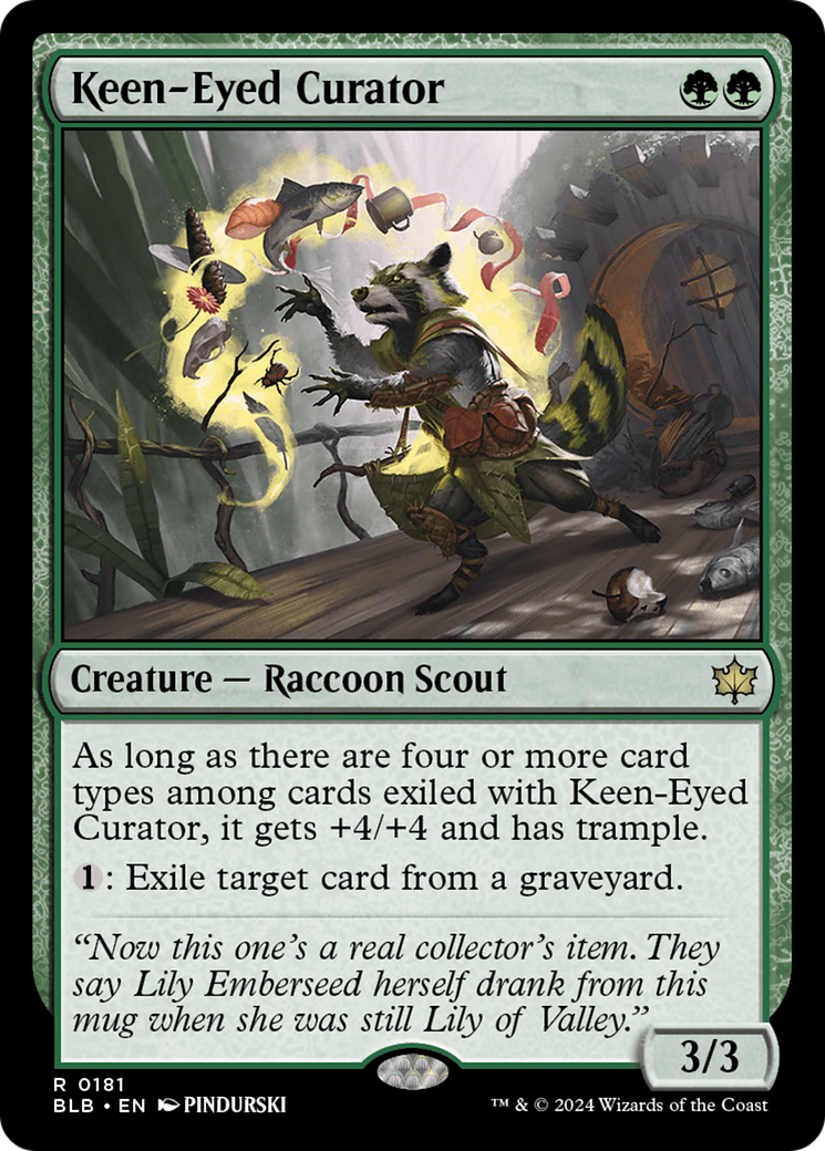 Keen-Eyed Curator [Bloomburrow] - Destination Retro