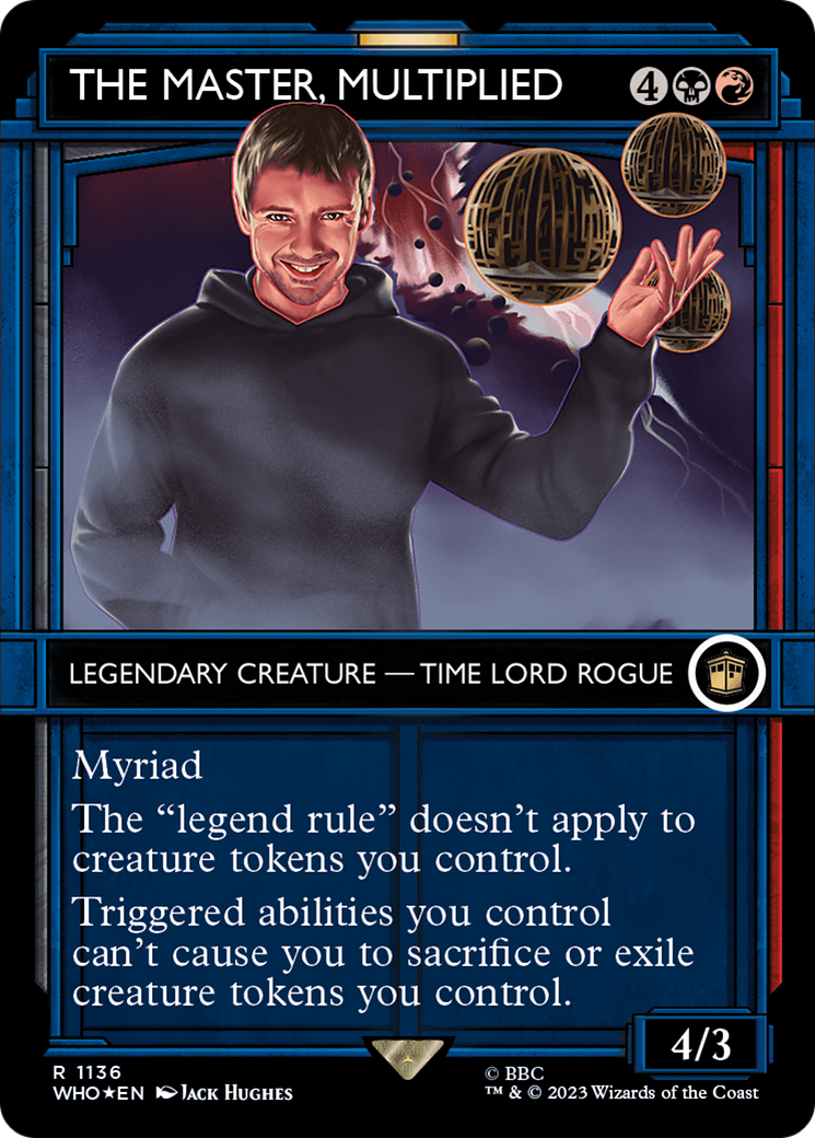 The Master, Multiplied (Showcase) (Surge Foil) [Doctor Who] - Destination Retro