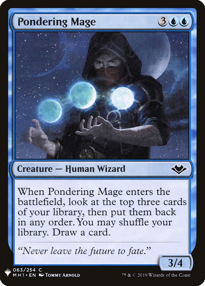 Pondering Mage [Mystery Booster] - Destination Retro