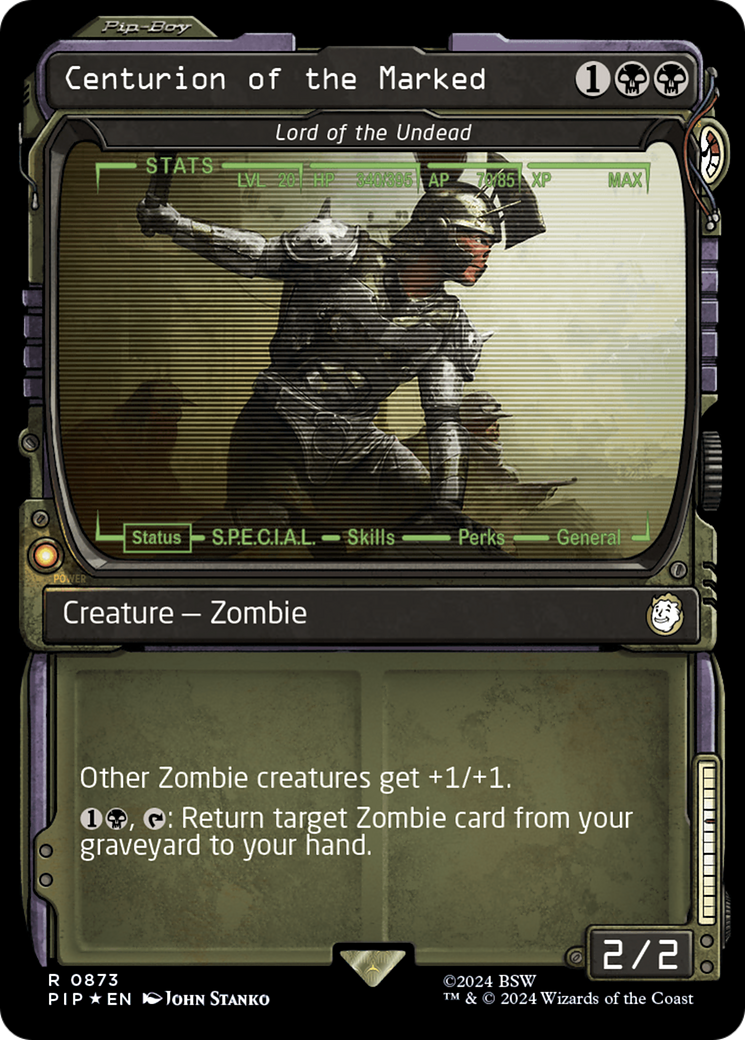 Centurion of the Marked - Lord of the Undead (Showcase) (Surge Foil) [Fallout] - Destination Retro