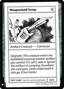 Weaponized Scrap [Mystery Booster Playtest Cards] - Destination Retro