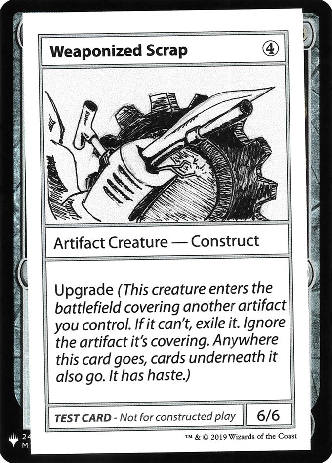 Weaponized Scrap [Mystery Booster Playtest Cards] - Destination Retro