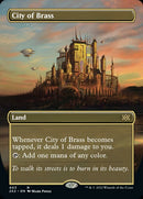 City of Brass (Borderless Alternate Art) [Double Masters 2022] - Destination Retro