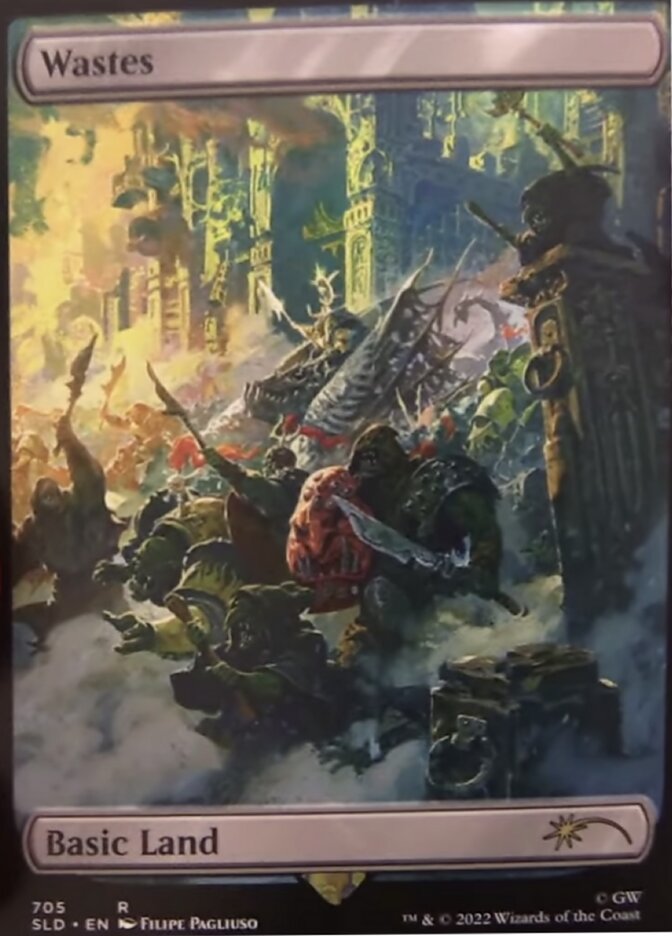 Wastes (705) (Extended Art) [Secret Lair Drop Promos] - Destination Retro