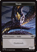 Snake // Myr Double-Sided Token [Tarkir: Dragonstorm Commander Tokens] - Destination Retro