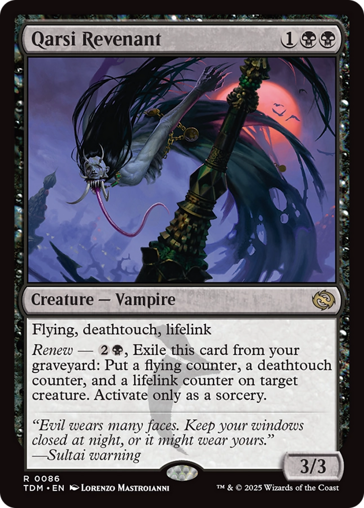 Qarsi Revenant [Tarkir: Dragonstorm] - Destination Retro