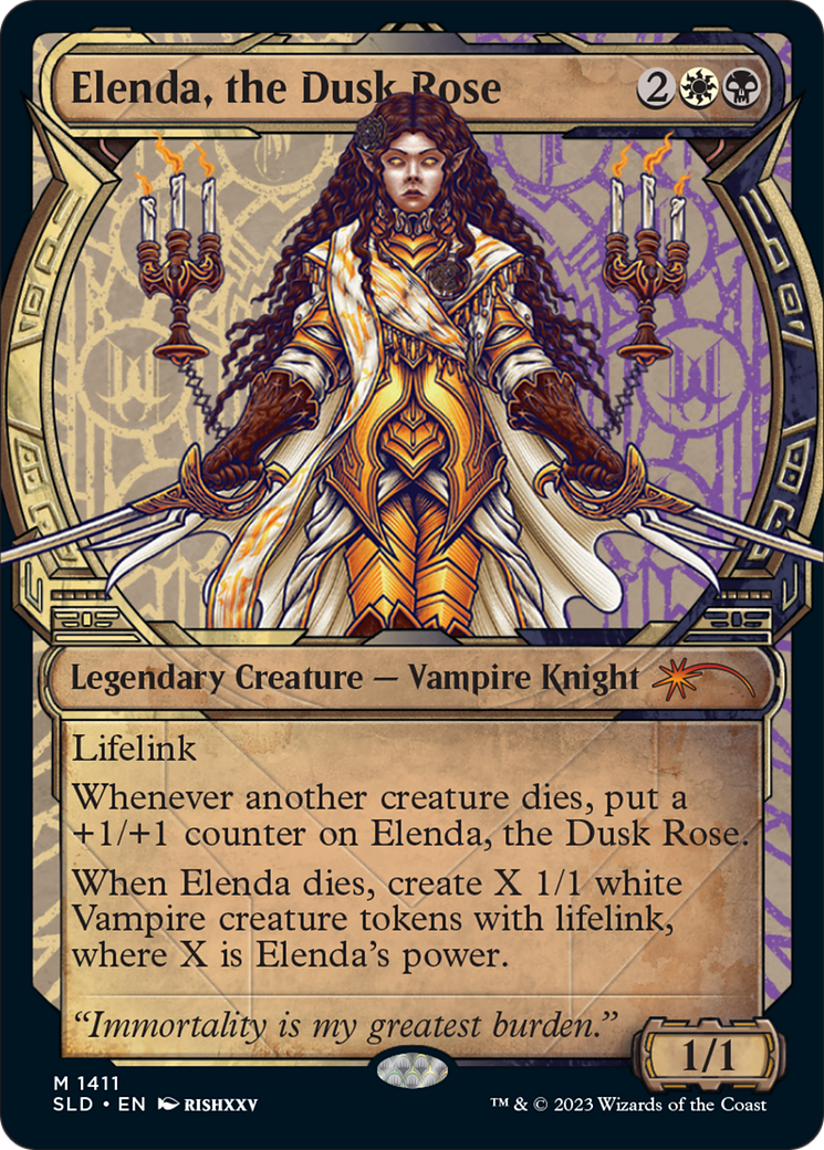 Elenda, the Dusk Rose [Secret Lair Drop Series] - Destination Retro