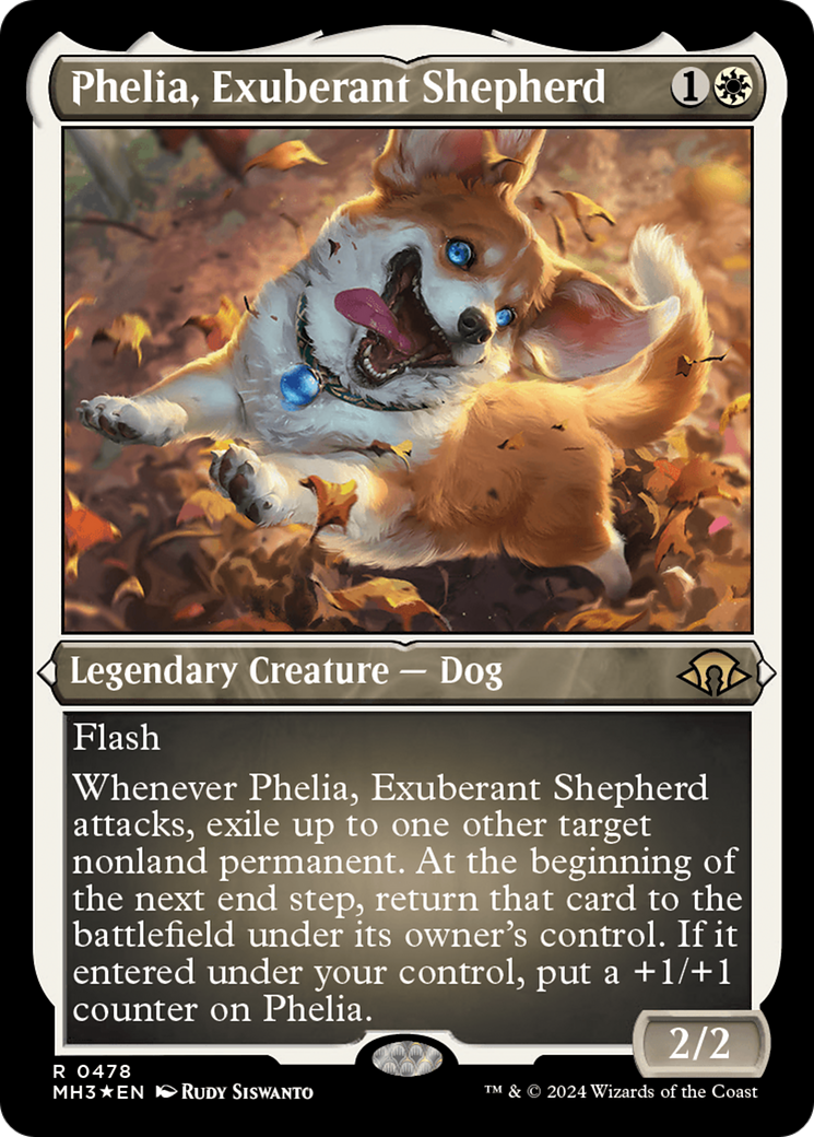 Phelia, Exuberant Shepherd (Foil Etched) [Modern Horizons 3] - Destination Retro