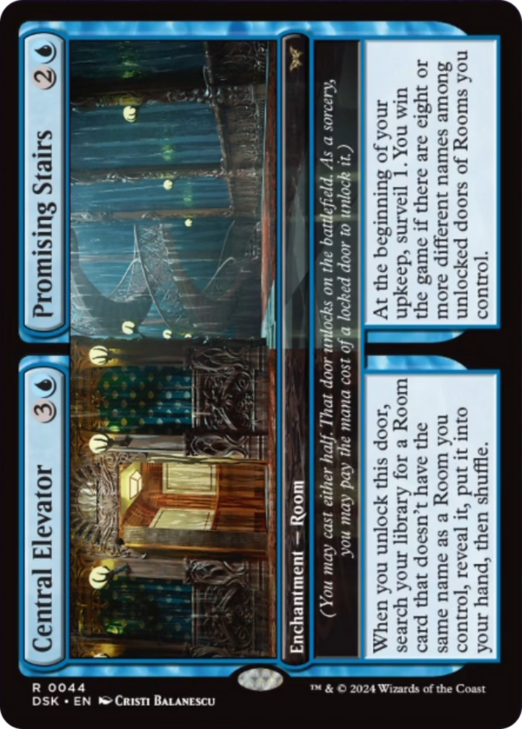 Central Elevator // Promising Stairs [Duskmourn: House of Horror] - Destination Retro