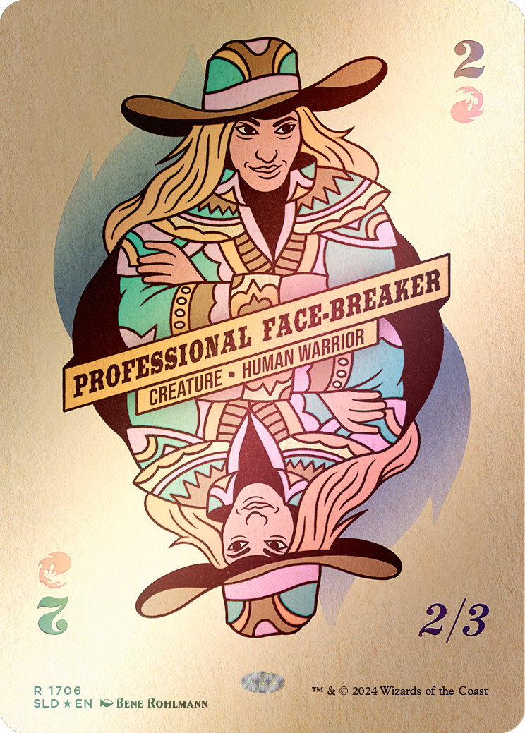 Professional Face-Breaker (Rainbow Foil) [Secret Lair Drop Series] - Destination Retro