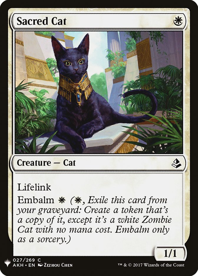 Sacred Cat [Mystery Booster] - Destination Retro