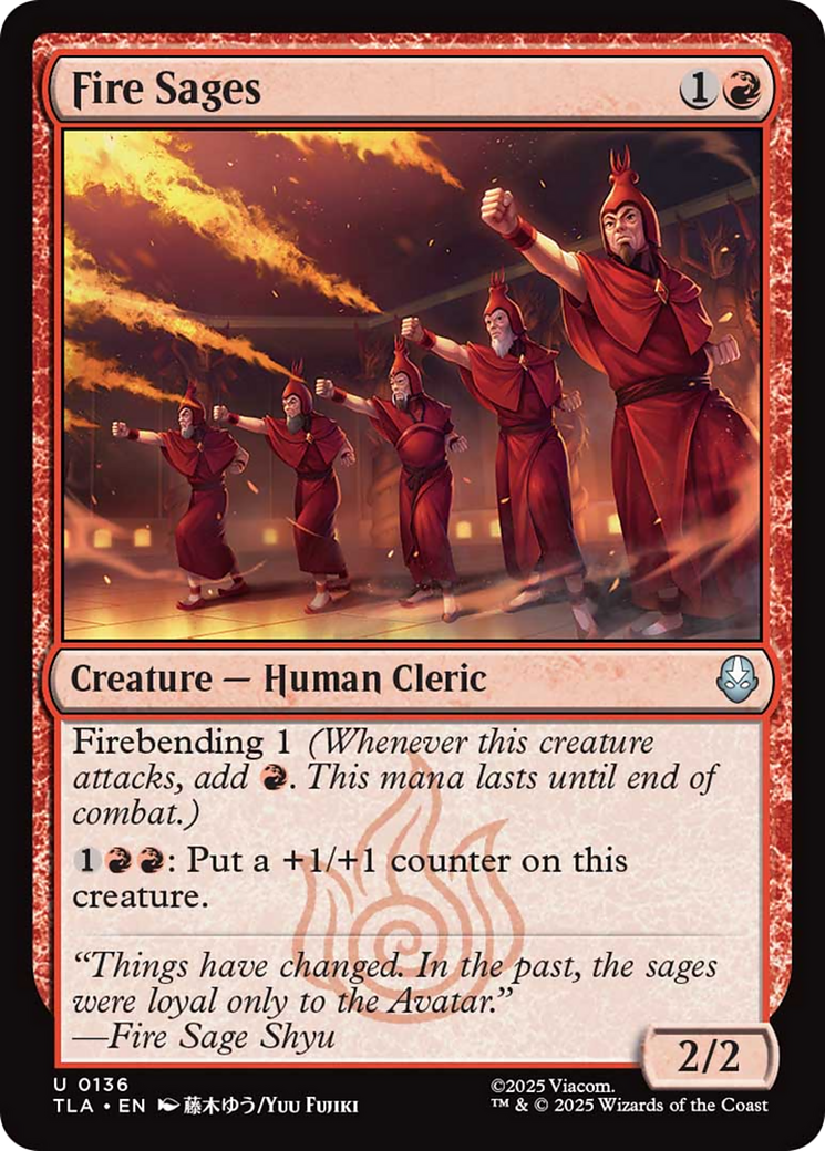 Fire Sages [Avatar: The Last Airbender] - Destination Retro