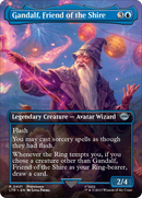 Gandalf, Friend of the Shire (Borderless Alternate Art) [The Lord of the Rings: Tales of Middle-Earth] - Destination Retro