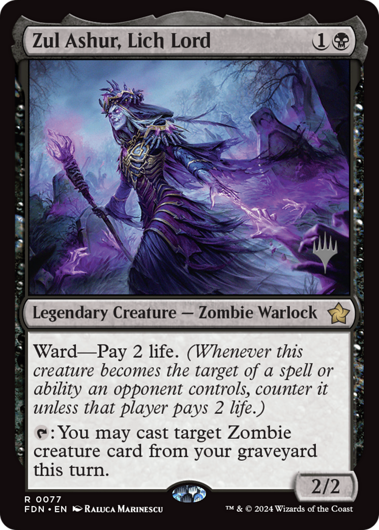 Zul Ashur, Lich Lord [Lorwyn Eclipsed Promos] - Destination Retro