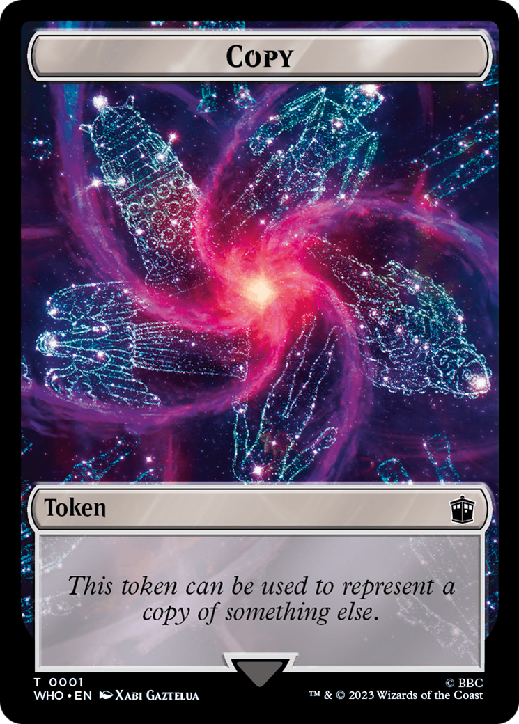 Copy // Beast Double-Sided Token [Doctor Who Tokens] - Destination Retro