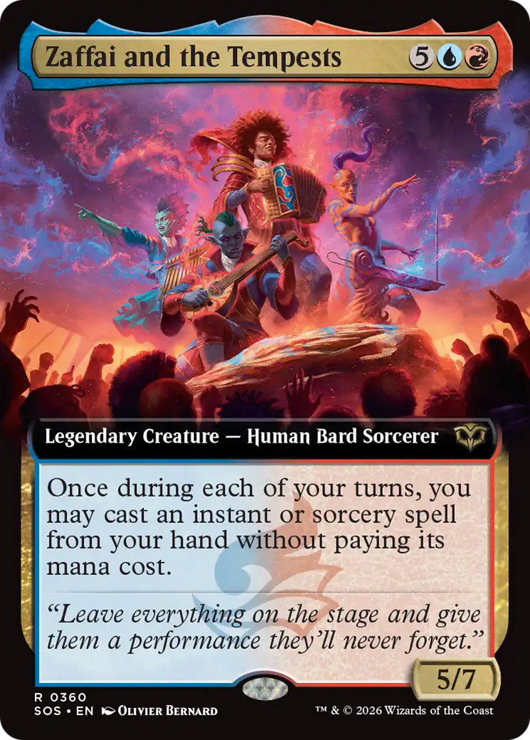 Zaffai and the Tempests (Extended Art) [Secrets of Strixhaven] - Destination Retro