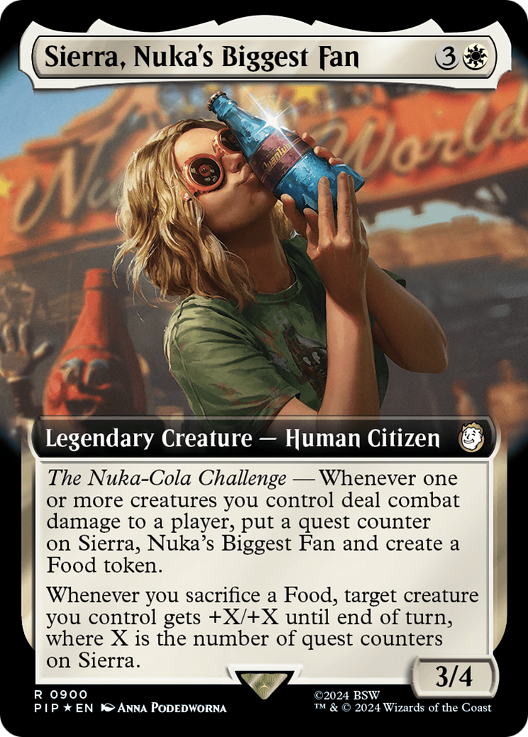 Sierra, Nuka's Biggest Fan (Extended Art) (Surge Foil) [Fallout] - Destination Retro