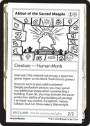 Abbot of the Sacred Meeple [Mystery Booster 2 Playtest Cards] - Destination Retro
