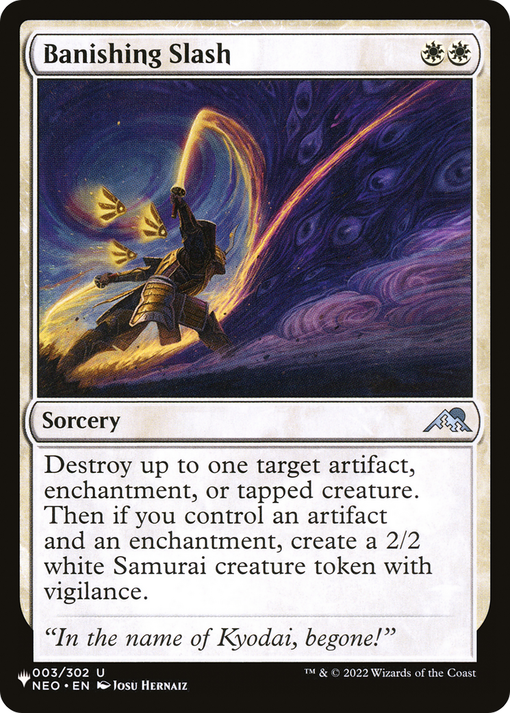 Banishing Slash [The List] - Destination Retro