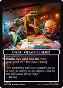 Event: Villain Scheme! [Teenage Mutant Ninja Turtles Commander Tokens] - Destination Retro
