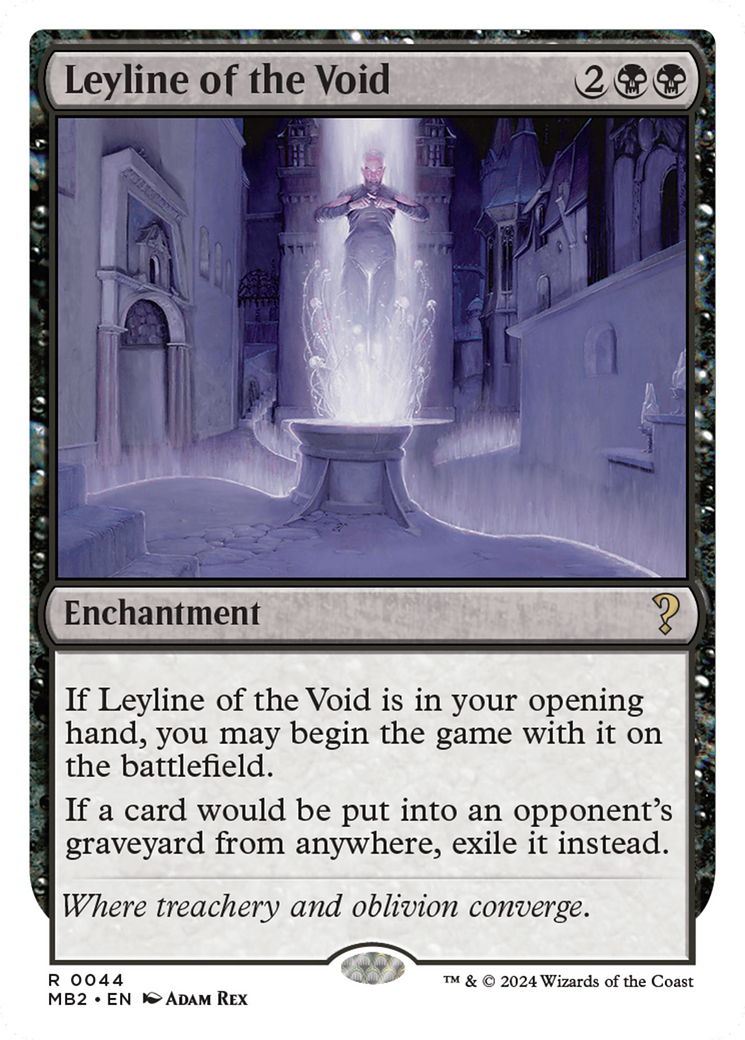 Leyline of the Void (White Border) [Mystery Booster 2] - Destination Retro
