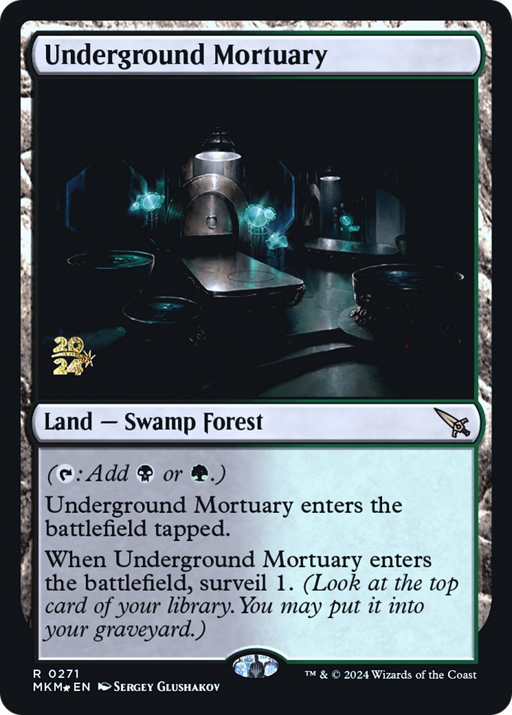 Underground Mortuary [Murders at Karlov Manor Prerelease Promos] - Destination Retro