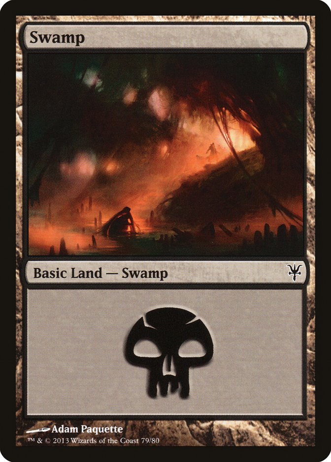 Swamp (79) [Duel Decks: Sorin vs. Tibalt] - Destination Retro