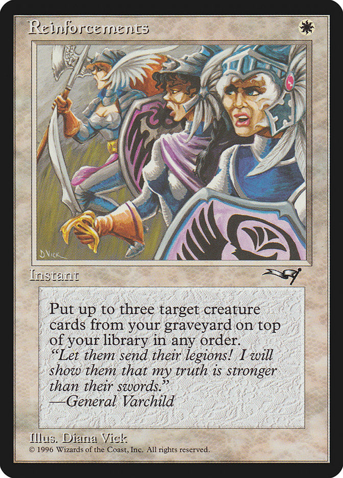 Reinforcements (No Archer) [Alliances] - Destination Retro
