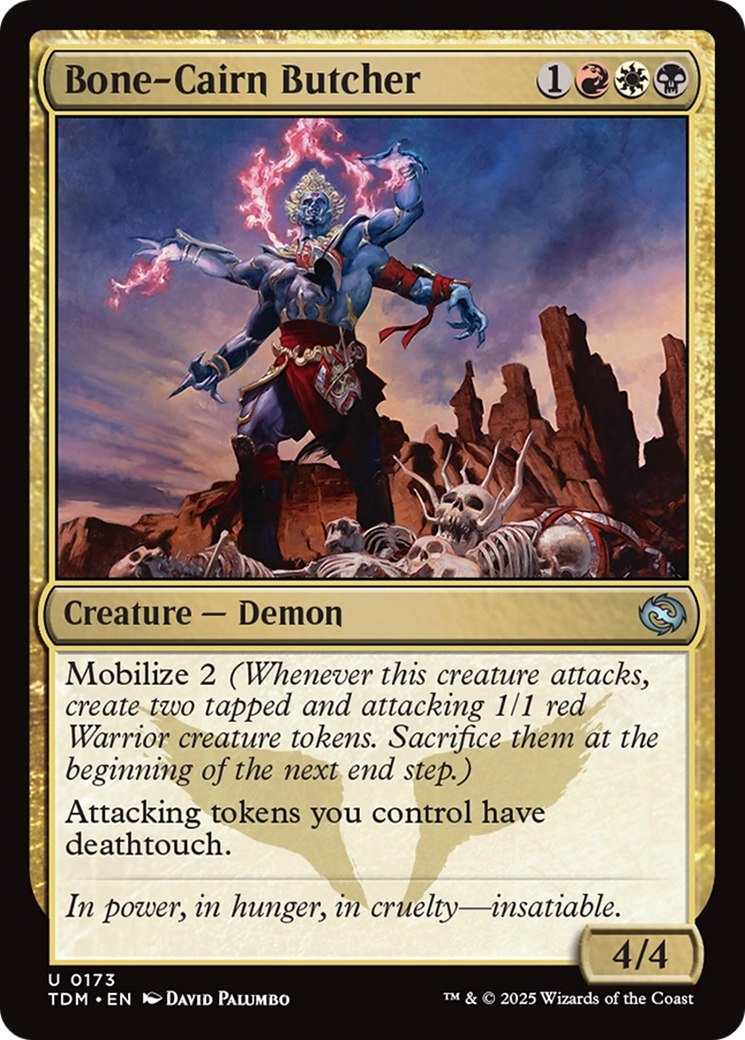 Bone-Cairn Butcher [Tarkir: Dragonstorm] - Destination Retro