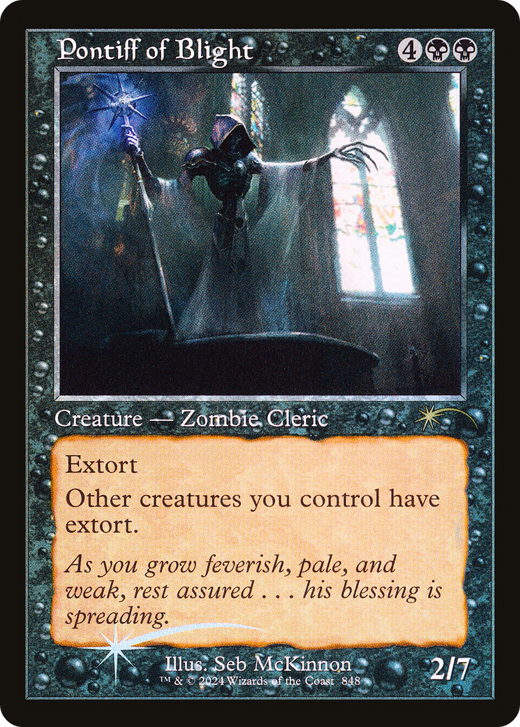 Pontiff of Blight (Retro Frame) [Secret Lair Drop Series] - Destination Retro