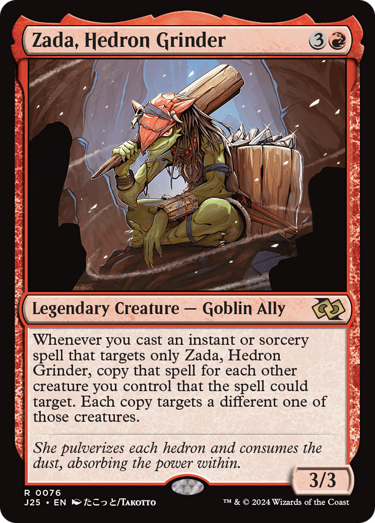 Zada, Hedron Grinder (Anime) [Foundations Jumpstart] - Destination Retro