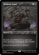 Demonic Tutor (Foil Etched) [Commander Masters] - Destination Retro