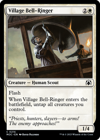 Village Bell-Ringer [March of the Machine Commander] - Destination Retro
