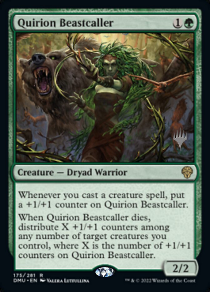 Quirion Beastcaller (Promo Pack) [Dominaria United Promos] - Destination Retro