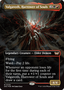 Valgavoth, Harrower of Souls (Borderless) [Duskmourn: House of Horror Commander] - Destination Retro