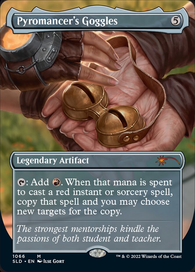Pyromancer's Goggles (Borderless) [Secret Lair Drop Series] - Destination Retro