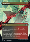 Terminate (Borderless Alternate Art) [Double Masters 2022] - Destination Retro