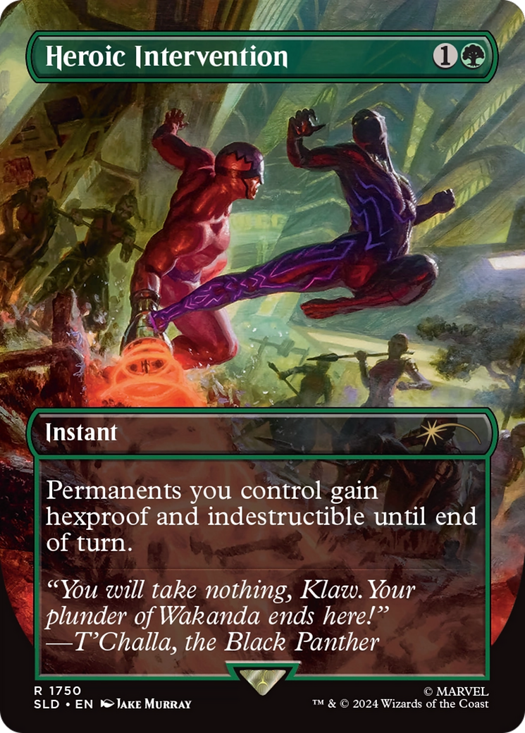 Heroic Intervention (Rainbow Foil) [Secret Lair Drop Series] - Destination Retro