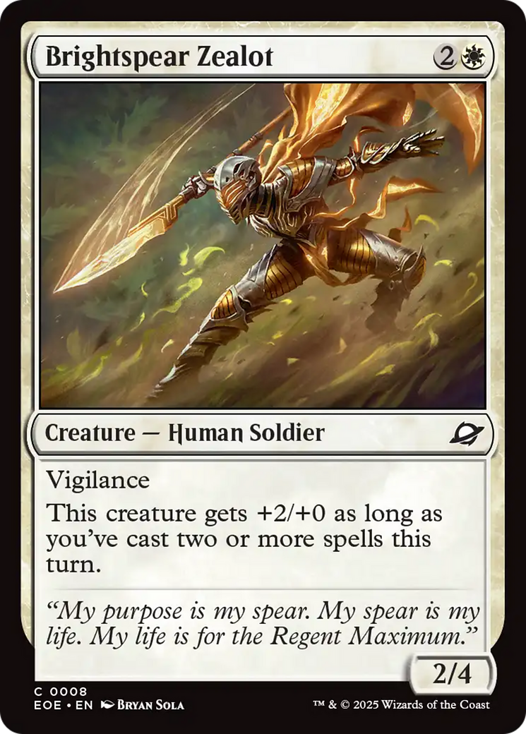 Brightspear Zealot [Edge of Eternities] - Destination Retro