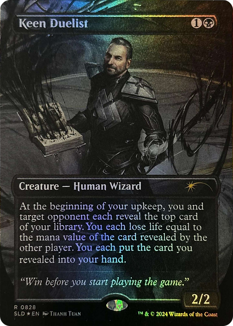 Keen Duelist (Rainbow Foil) [Secret Lair Drop Series] - Destination Retro