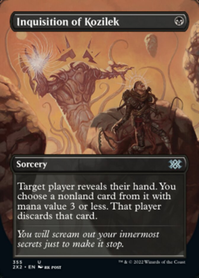 Inquisition of Kozilek (Borderless Alternate Art) [Double Masters 2022] - Destination Retro