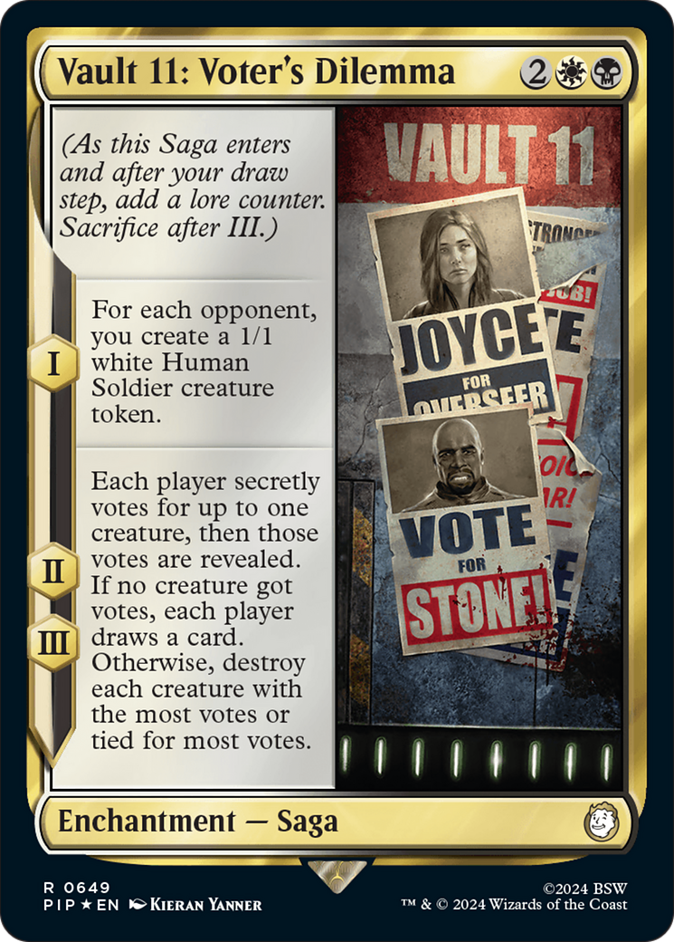 Vault 11: Voter's Dilemna (Surge Foil) [Fallout] - Destination Retro