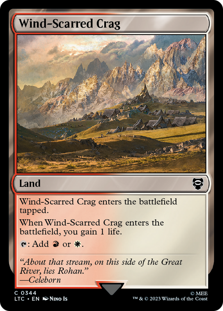 Wind-Scarred Crag [The Lord of the Rings: Tales of Middle-Earth Commander] - Destination Retro