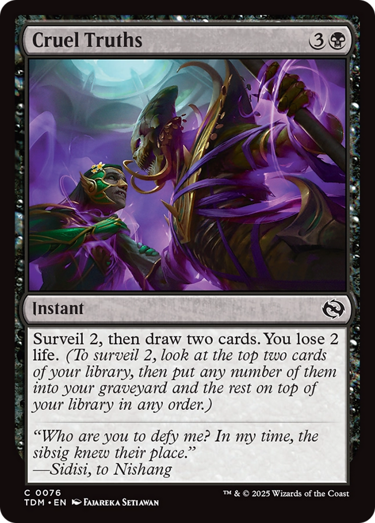 Cruel Truths [Tarkir: Dragonstorm] - Destination Retro